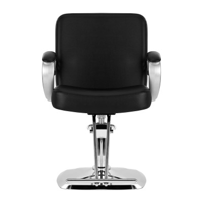 Black hydraulic salon barber chair