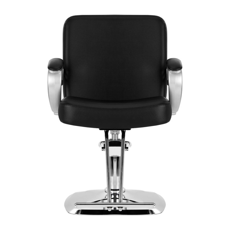 Black hydraulic salon barber chair