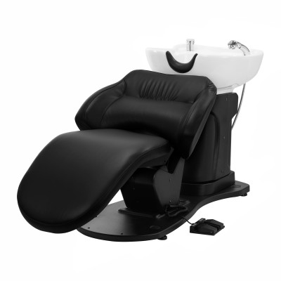 Gabbiano elektryczna myjnia fryzjerska TRYCHO czarna -Meble fryzjerskie- 