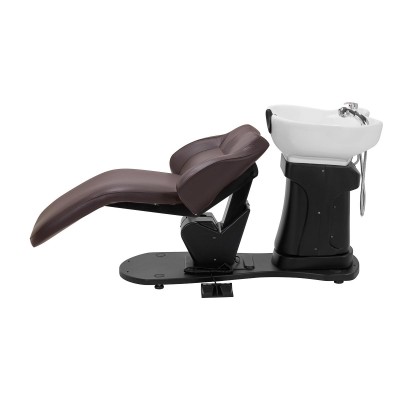 Gabbiano elektryczna myjnia fryzjerska TRYCHO brązowa -Meble fryzjerskie- 