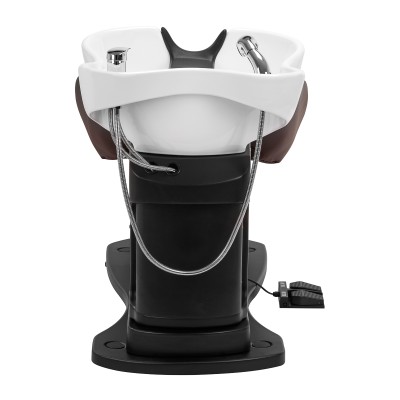 Gabbiano elektryczna myjnia fryzjerska TRYCHO brązowa -Meble fryzjerskie- 