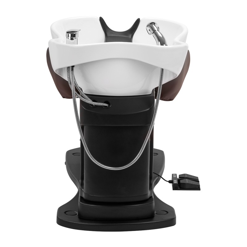 Gabbiano elektryczna myjnia fryzjerska TRYCHO brązowa -Meble fryzjerskie- 