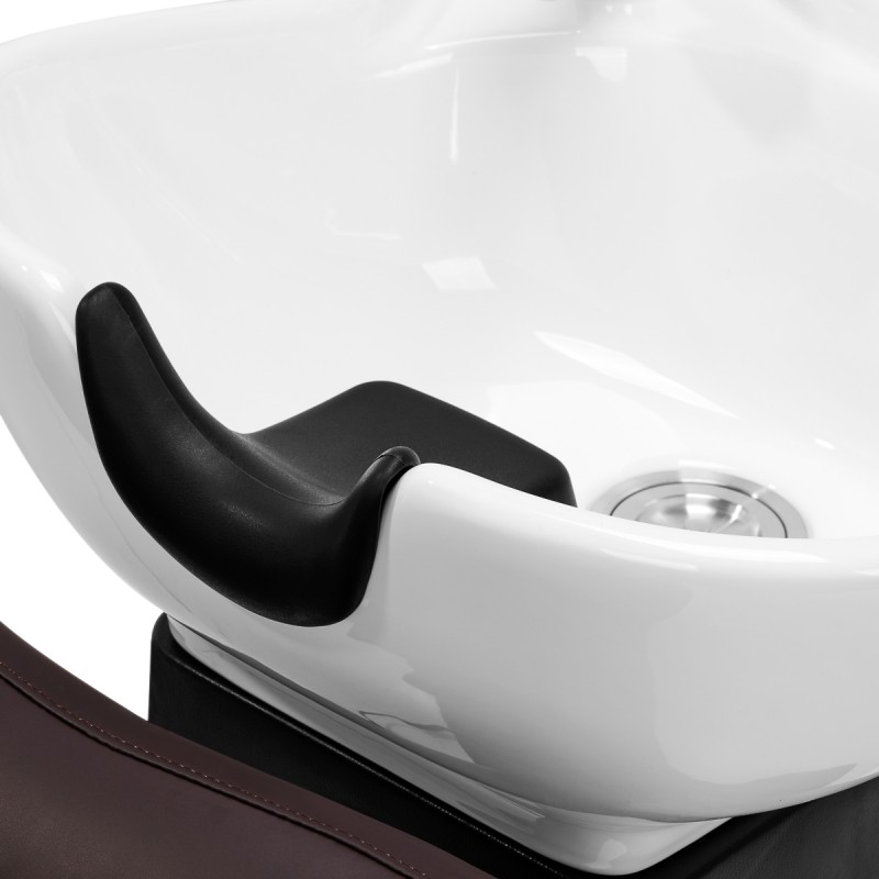 Gabbiano elektryczna myjnia fryzjerska TRYCHO brązowa -Meble fryzjerskie- 