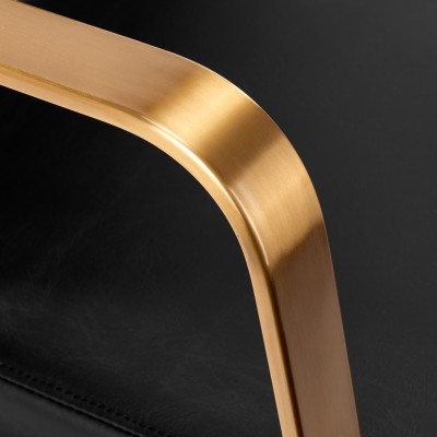 Black gold salon shampoo station