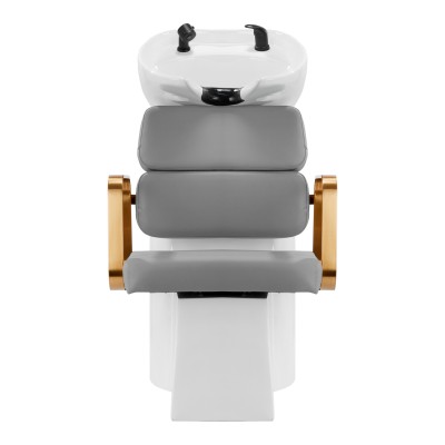 Szaro-złota myjnia fryzjerska Elite Porto