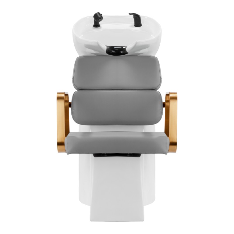 Gabbiano myjnia fryzjerska Porto złoto szara -Meble fryzjerskie- 