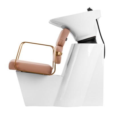 Gabbiano myjnia fryzjerska Porto złoto beżowa -Meble fryzjerskie- 