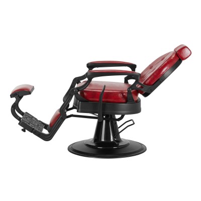 Gabbiano fotel barberski President Czerwony -Fotele barberskie- 