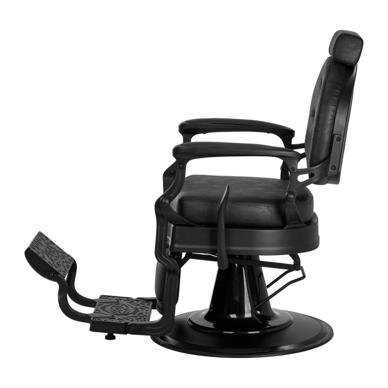 Gabbiano fotel barberski President Czarny -Fotele barberskie- 