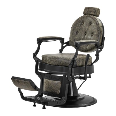 Gabbiano fotel barberski President Old Leather Zielony -Fotele barberskie- 