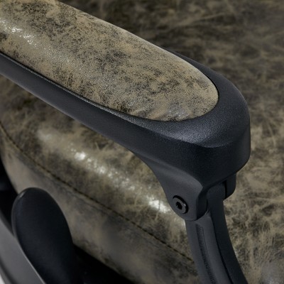 Gabbiano fotel barberski President Old Leather Zielony -Fotele barberskie- 