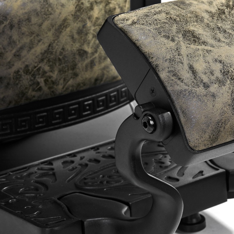 Gabbiano fotel barberski President Old Leather Zielony -Fotele barberskie- 