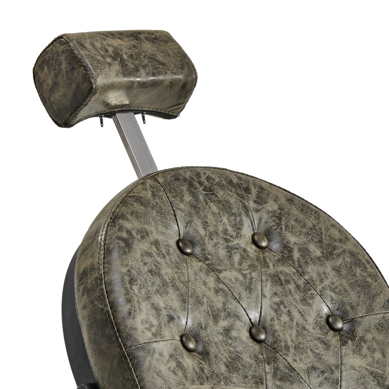 Gabbiano fotel barberski President Old Leather Zielony -Fotele barberskie- 