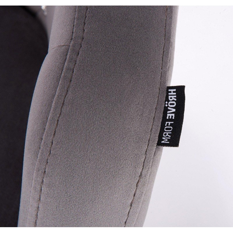 FOTEL BLERM  CRISTAL CK GRAFITOWY WELUR -Fotele Welurowe- 