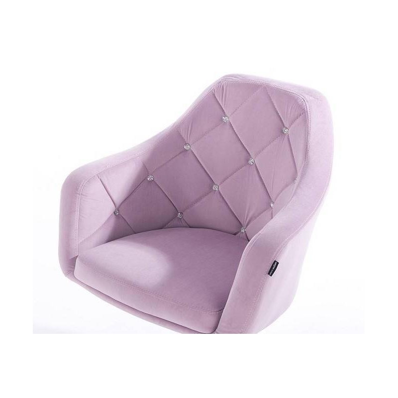 FOTEL BLERM  CRISTAL CK WRZOSOWY WELUR -Fotele Welurowe- 