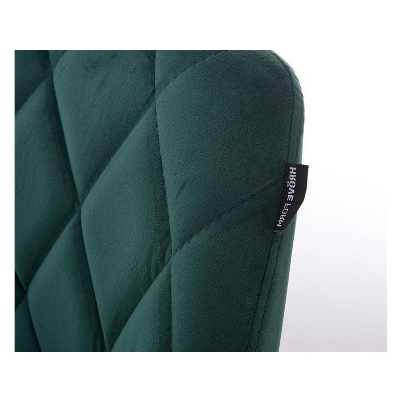 HOKER EMILIO N BUTELKOWA ZIELEŃ WELUR -Fotele Welurowe- 
