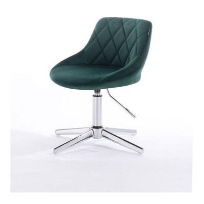 HOKER EMILIO CROSS BUTELKOWA ZIELEŃ WELUR -Fotele Welurowe- 