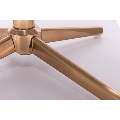 Velour steel-gray chair gold base