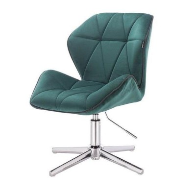 HOKER CRONO CROSS BUTELKOWA ZIELEŃ WELUR -Fotele Welurowe- 