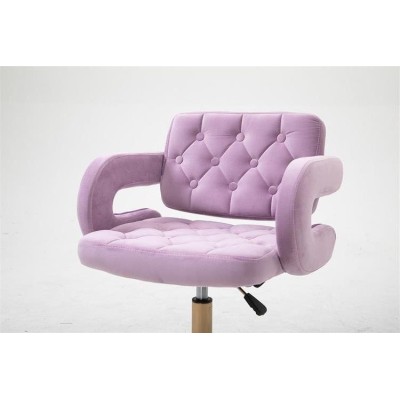 HOKER SURF N WRZOSOWY WELUR ZŁOTA PODSTAWA -Hokery barowe- 