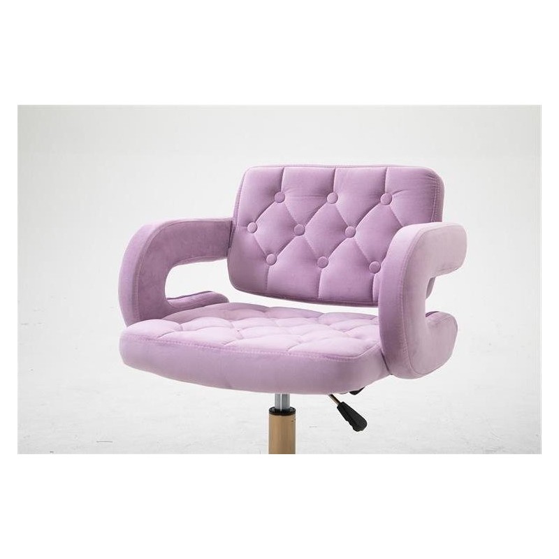 HOKER SURF N WRZOSOWY WELUR ZŁOTA PODSTAWA -Hokery barowe- 