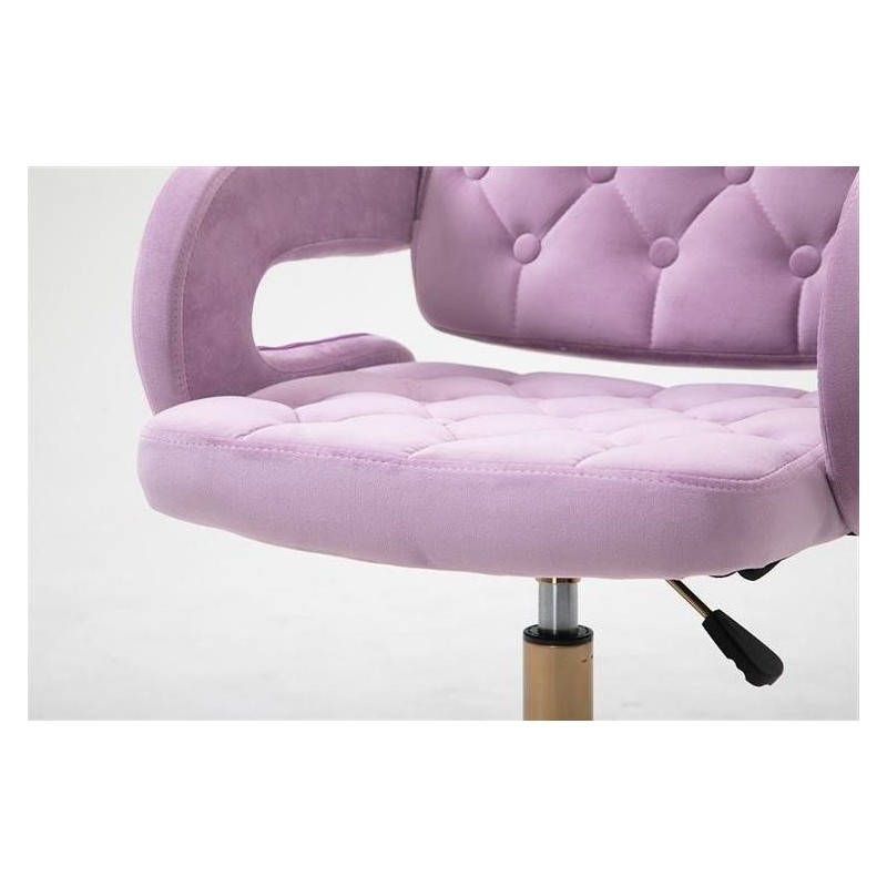 HOKER SURF N WRZOSOWY WELUR ZŁOTA PODSTAWA -Hokery barowe- 