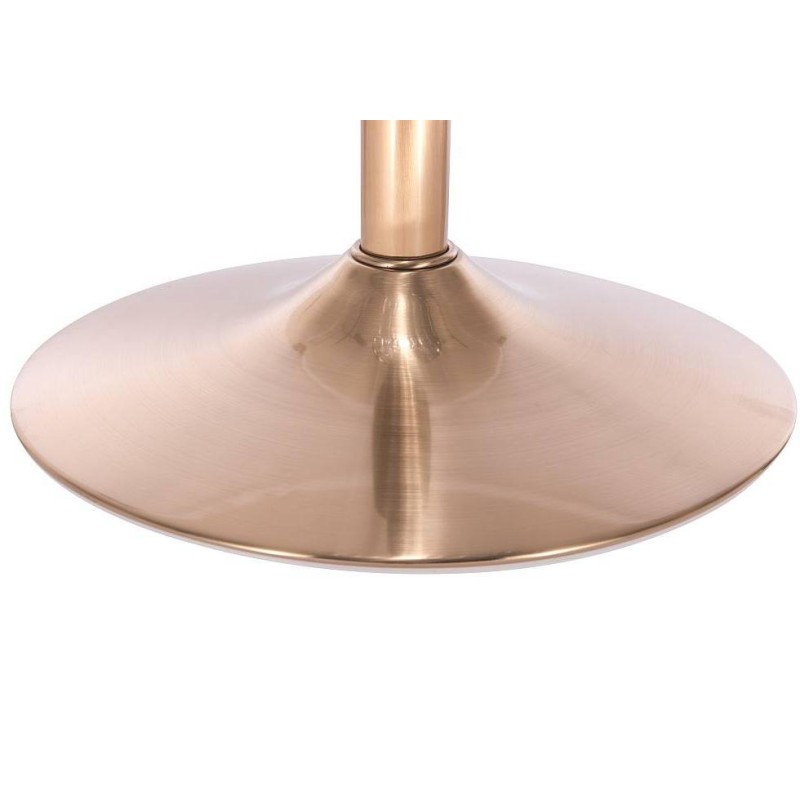 Czarne welurowe krzesło złota podstawa