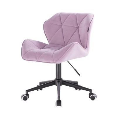 FOTEL PETYR K WRZOSOWY WELUR CZARNA PODSTAWA -Fotele Welurowe- 