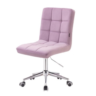 FOTEL CAMELIA K WRZOSOWY CHROMOWANA PODSTAWA -Fotele Welurowe- 