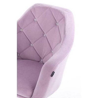 FOTEL BLINK  CROSS WRZOSOWY WELUR -Fotele Welurowe- 