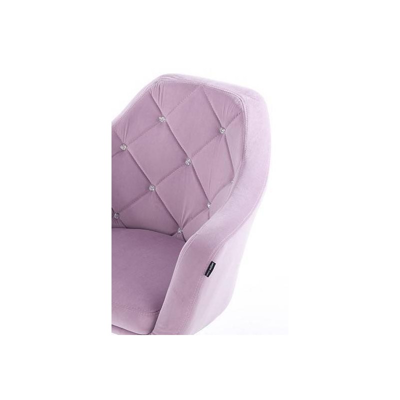 FOTEL BLINK  CROSS WRZOSOWY WELUR -Fotele Welurowe- 