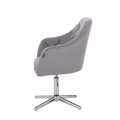 VOTEver gray eco-leather cosmetic chair