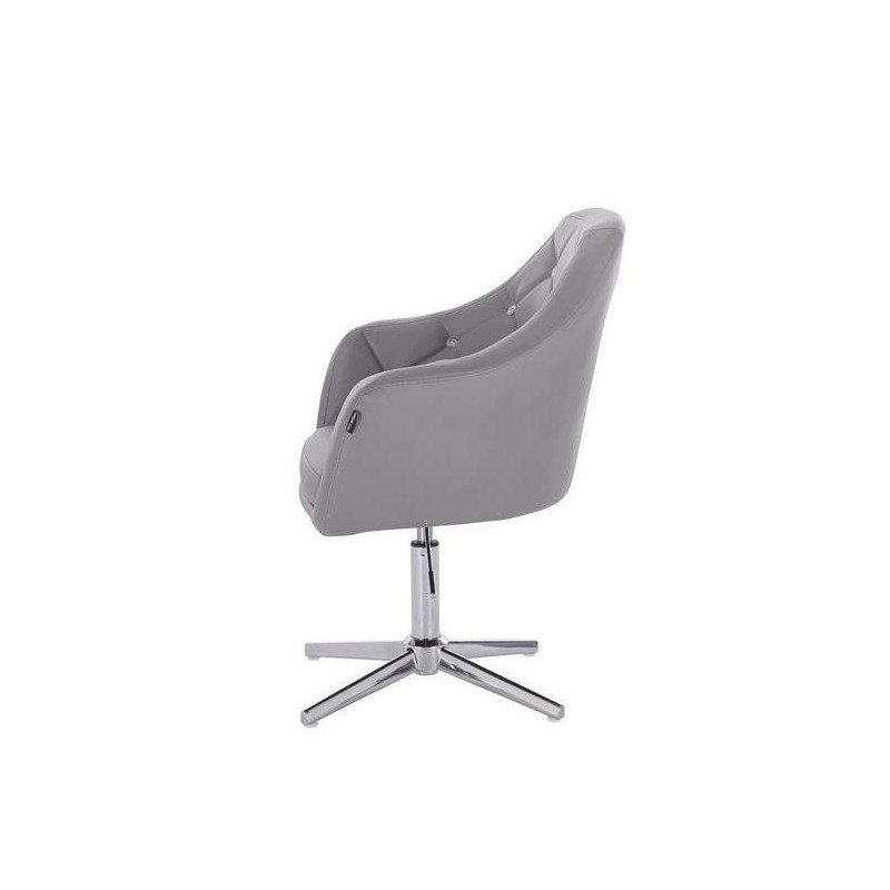 VOTEver gray eco-leather cosmetic chair
