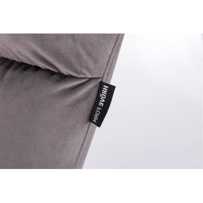 FOTEL PEDRO N GRAFITOWY WELUR -Fotele Welurowe- 