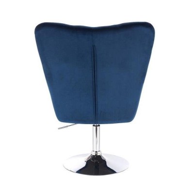 FOTEL PEDRO N CIEMNE MORZE WELUR -Fotele Welurowe- 