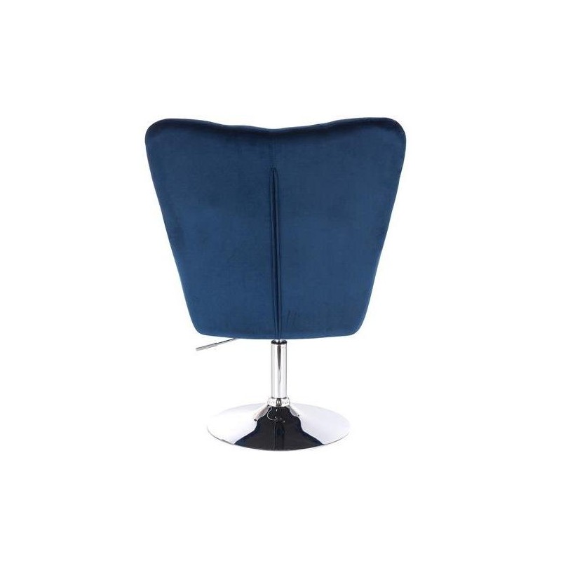 FOTEL PEDRO N CIEMNE MORZE WELUR -Fotele Welurowe- 