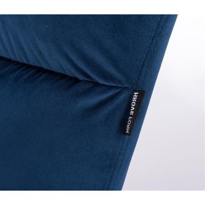 FOTEL PEDRO N CIEMNE MORZE WELUR -Fotele Welurowe- 