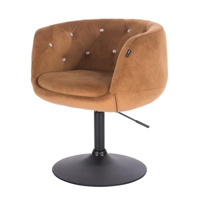 Honey velvet cosmetic chair