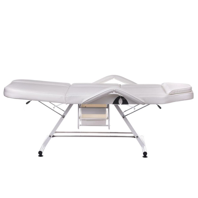 Fotel kosmetyczny z kuwetami BW-262A biały