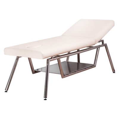 Luna P2 - Leżanka Kosmetyczna Podstawa Stal Nierdzewna -Łóżka kosmetyczne- 