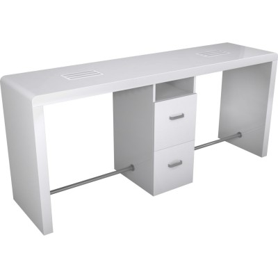 Black white Reflection manicure table