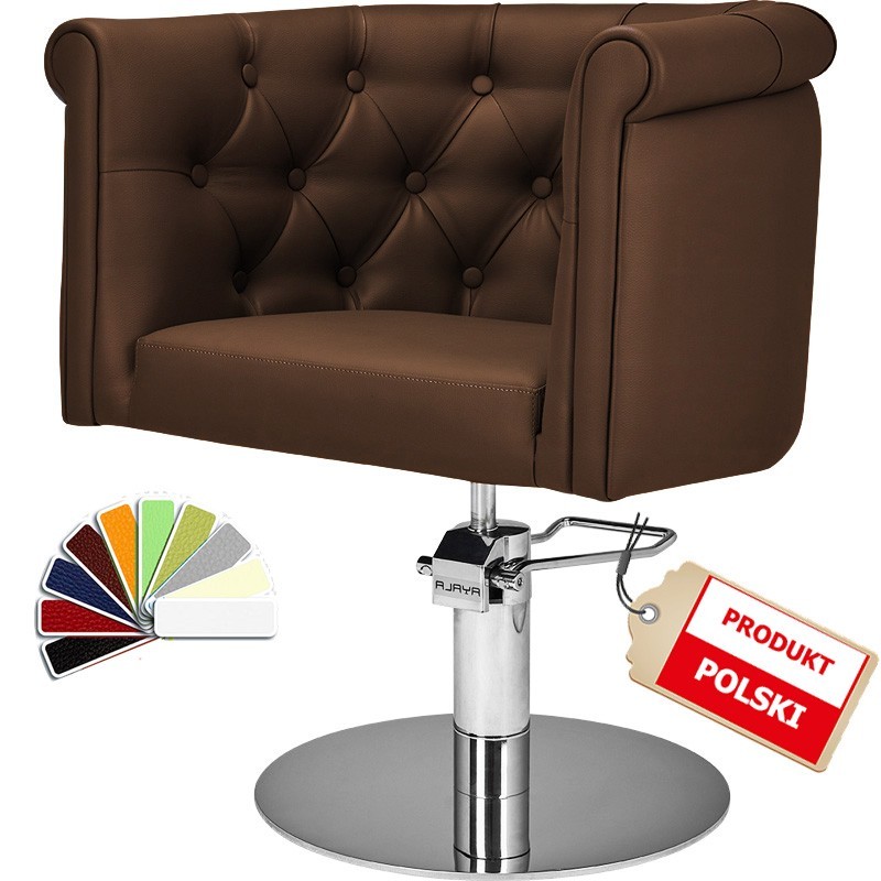 Ayala Mali white hydraulic chair