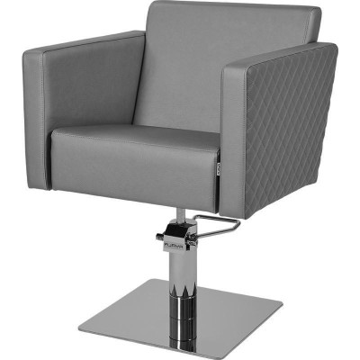 Biały Quadro fotel fryzjerski