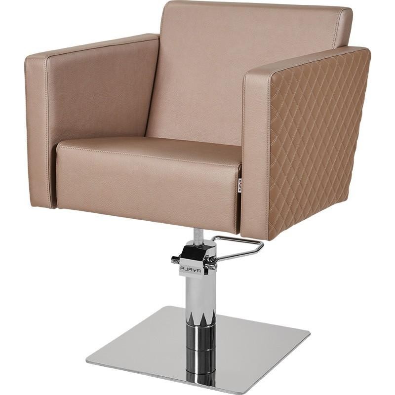 Fotel fryzjerski Quadro z zagłówkiem