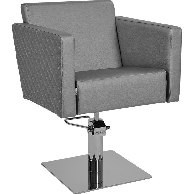 Hairdressing chair with headrest