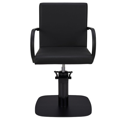 Quilted eco-leather hydraulic salon chair