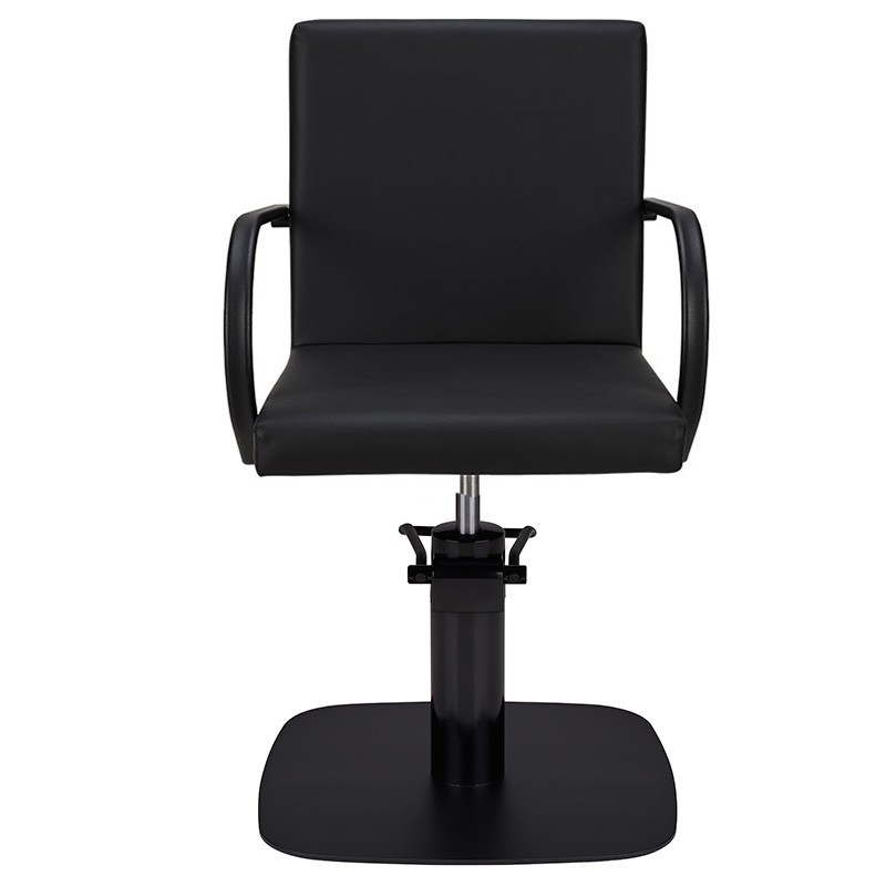 Quilted eco-leather hydraulic salon chair