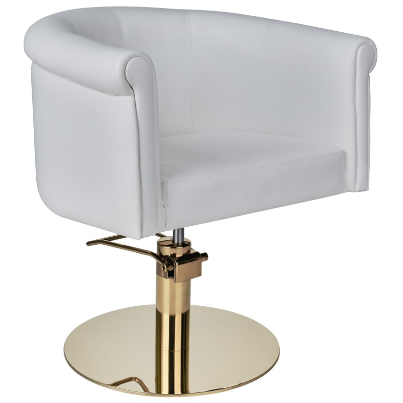 Brakuje sekcji # Image description. Proszę przesłać opis obrazu lub sam obraz (widoczne detale: kolor tapicerki, kształt fotela,