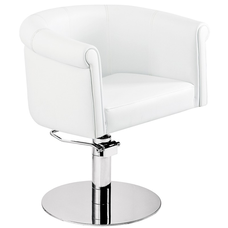 Fotel fryzjerski hydrauliczny chromowana podstawa