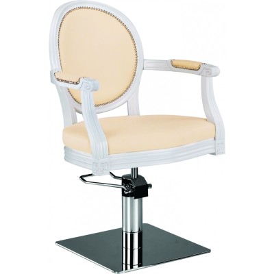 Royal Ayala white salon chair